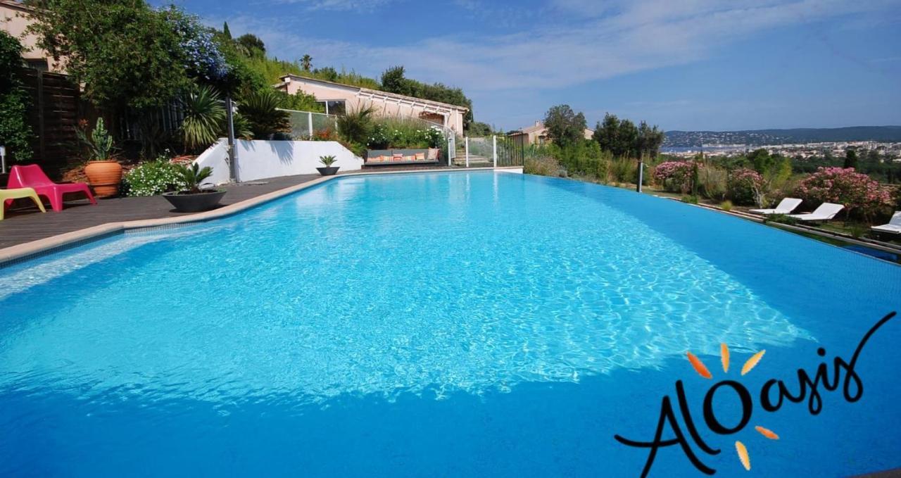 Aloasis Bed & Breakfast Grimaud Bagian luar foto